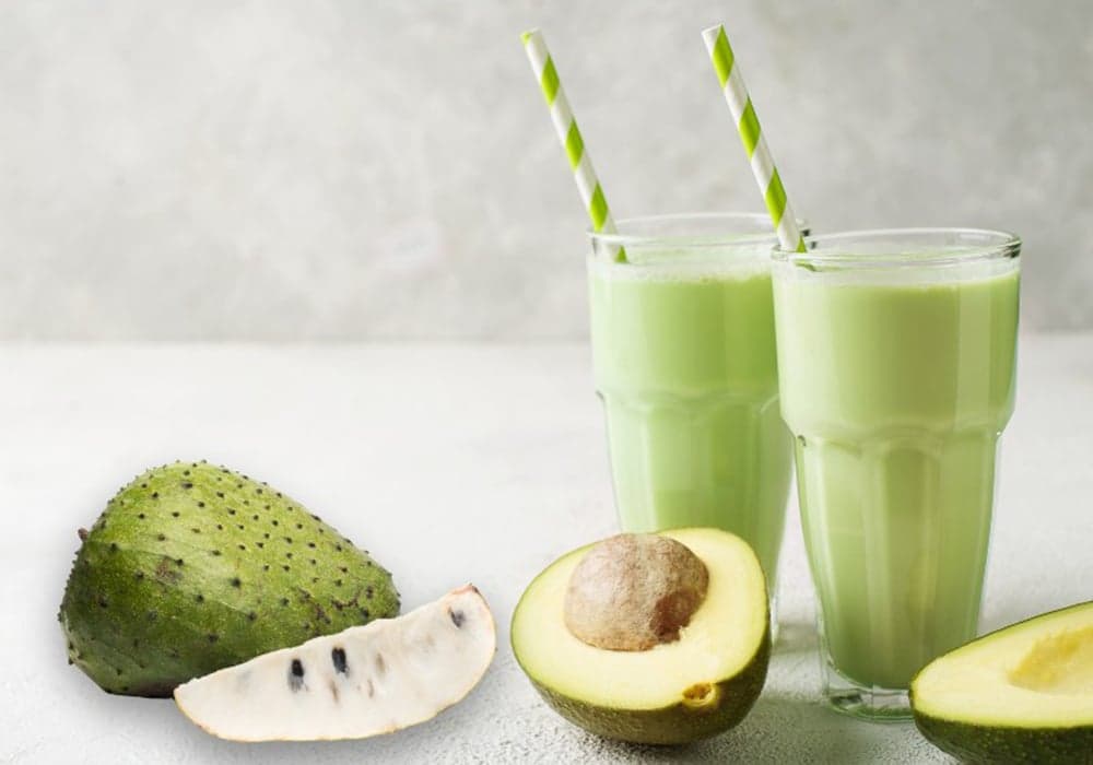 Sinh tố mãng cầu bơ